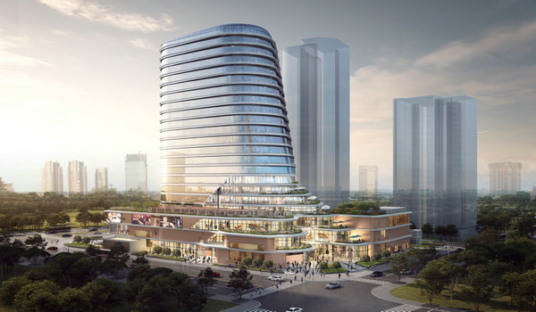 上海普陀區旭輝企業大廈辦公室裝修