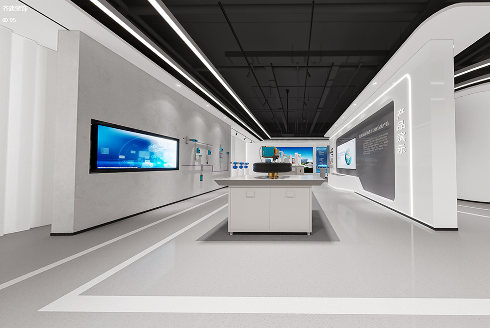 西克上海中心辦公室展廳產品演示