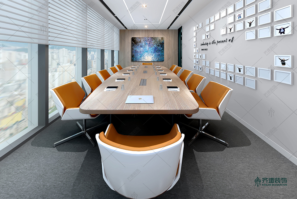 上海脈赫工業辦公會議室裝修設計