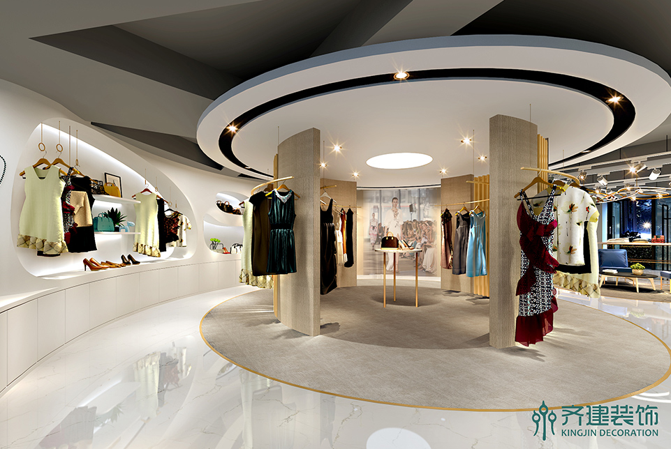 上海tudoo品牌服裝店面裝修設計效果圖1