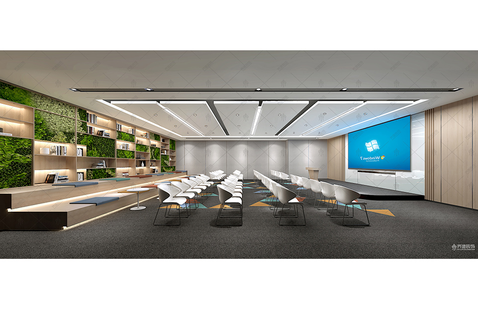 上海吉美瑞生辦公會議室裝修設計效果圖
