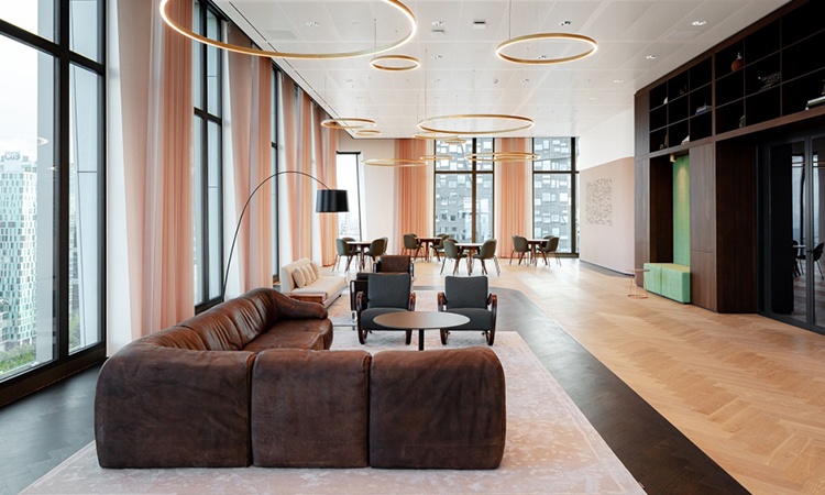 上海辦公室裝修公司會客廳