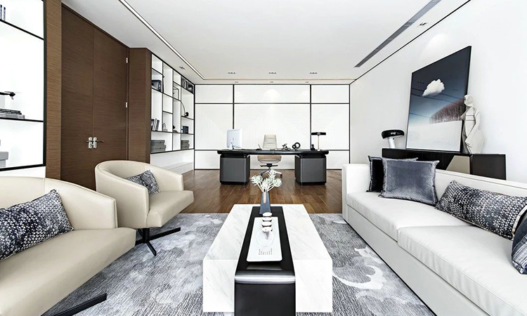 上海科技風總經理辦公室裝修設計