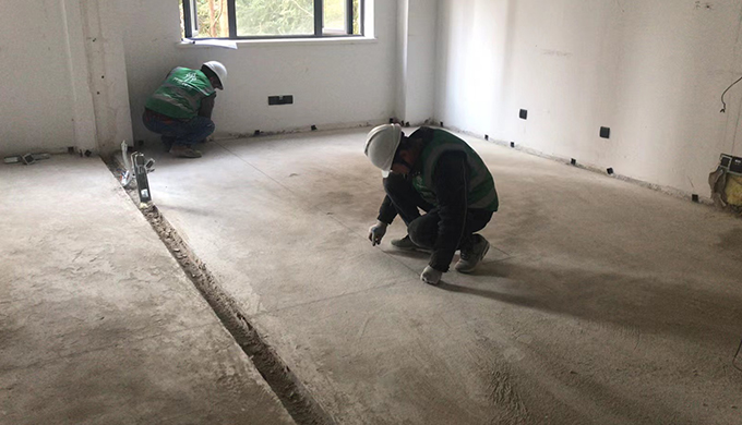 漕河涇研祥科技大廈辦公室裝修現場拍攝