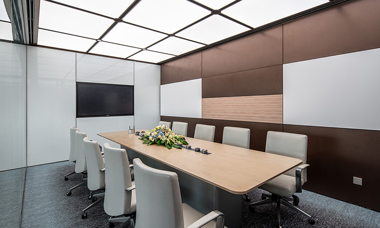 上海高檔辦公會議室裝修效果