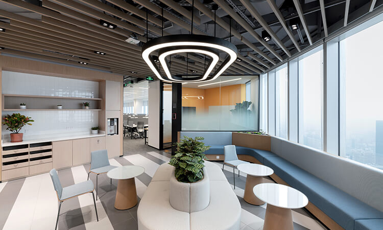 上海高級感辦公室裝修設計效果圖