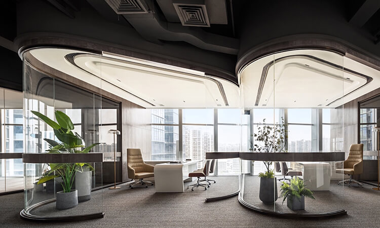上?，F代輕奢辦公室設計風格