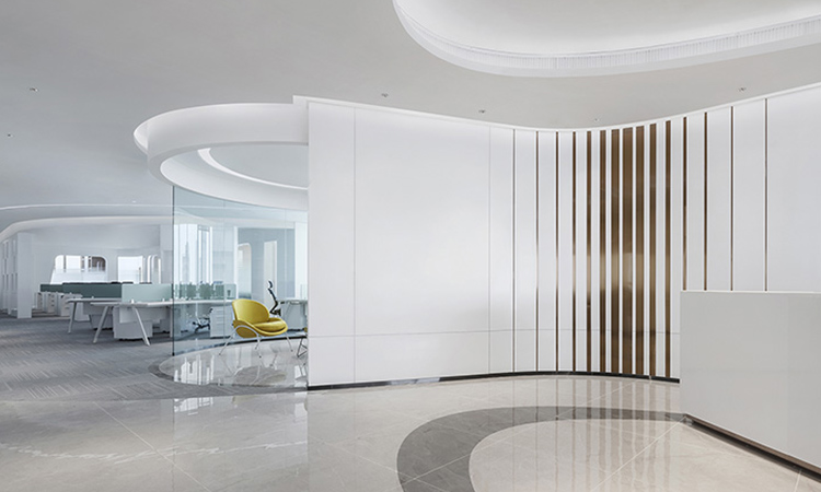 新辦公室前廳裝修完工照