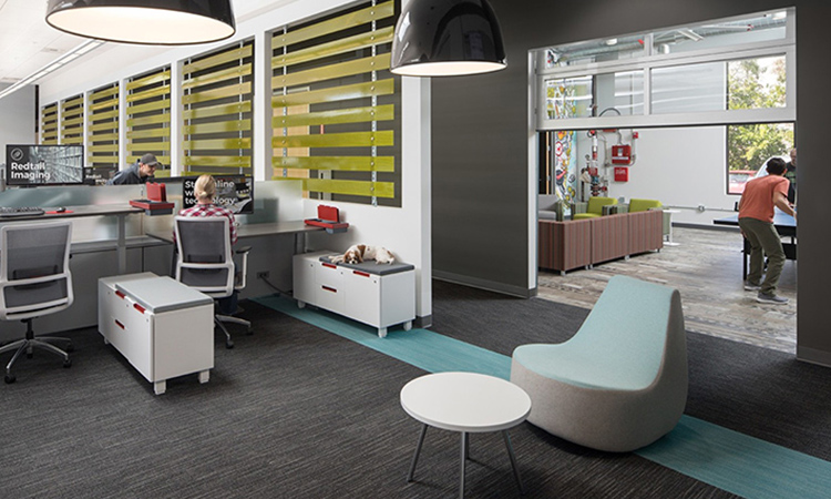 電商公司員工辦公區