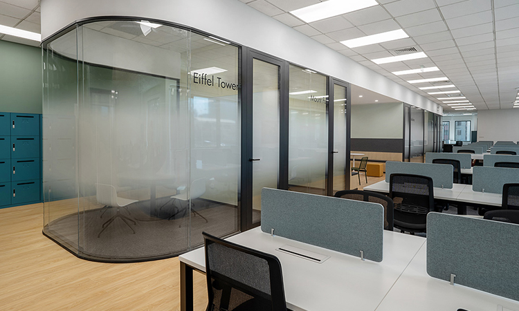 某廣告公司員工辦公區